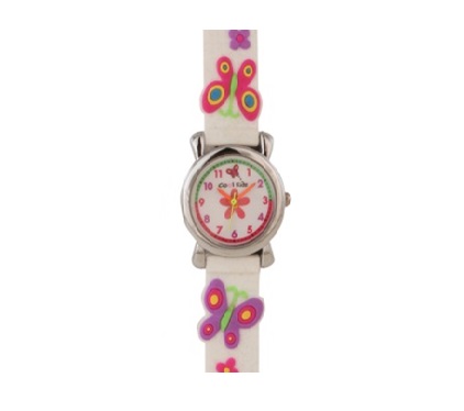 3-D Wings White Kids Watch