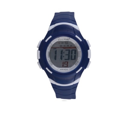 Digital Mid-size 30M WR Navy Kids Watch