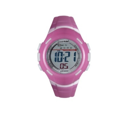 Digital Mid-size 30M WR Purple Kids Watch