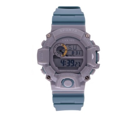 Urban Mid-Size Digital 50M WR Blue & Grey Kids Watch