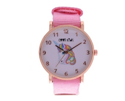 Utopia Rosegold & Pink Kids Watch