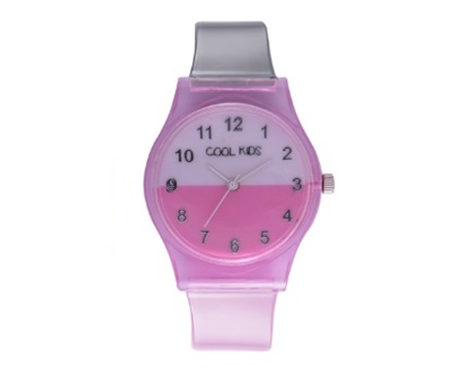 Switch White & Pink Kids Watch