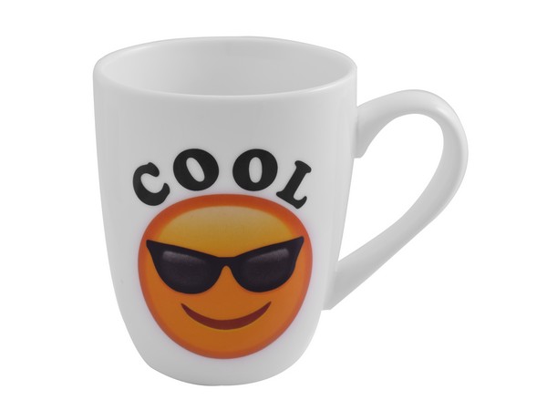 Emoji Oval Cone Mug - Cool