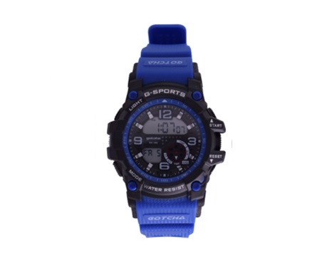 Digi 50M-WR Blue Gnts Rnd Watch