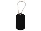 Dog Tag Keyring - Available in Red, Black or Blue