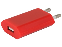 Single USB Charger Plug  - Avail in blue, red or black