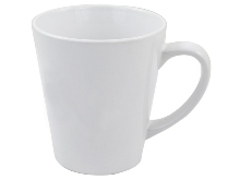 Sublimation Cone Mug - white