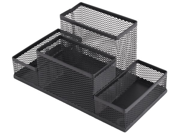 Wire Mesh 2-Side Stationery Holder