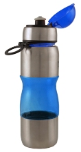 Blue or Red Sports Water Bottle in Gift Box