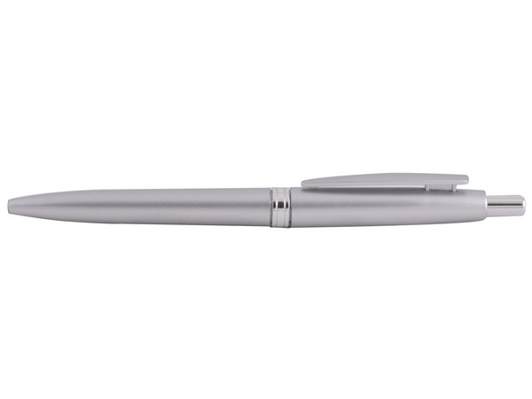 Sheer Plastic Pen - Silver