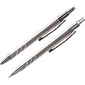 Wave Pen & Pencil Set - Silver