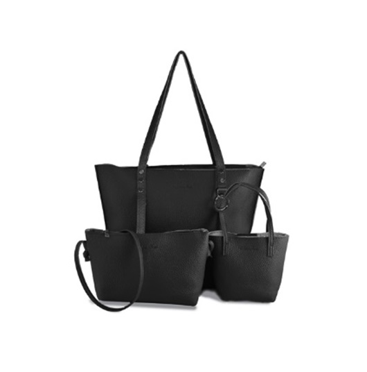 Berlin - 3 Piece Tote Gift Set Black Handbag