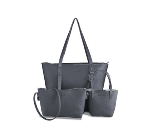 Berlin - 3 Piece Tote Gift Set Grey Handbag