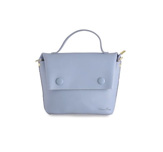 Penny Top Handle Flap Periwinkle Handbag