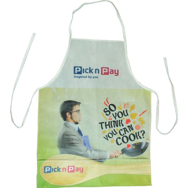 Napa Nonwoven Apron with Pocket (Can take full colour print)