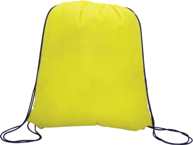 Mercury Drawstring Bag (Yellow) - Min Order 100
