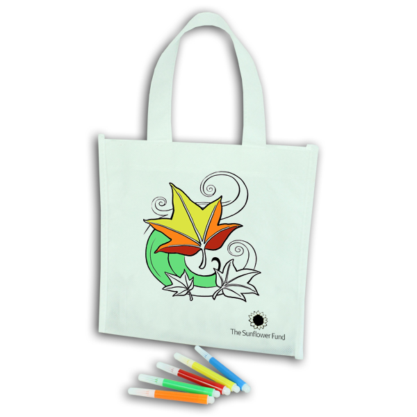Kids Novelty colouring shopper bag Non-woven   EACH (H)210 (W)21