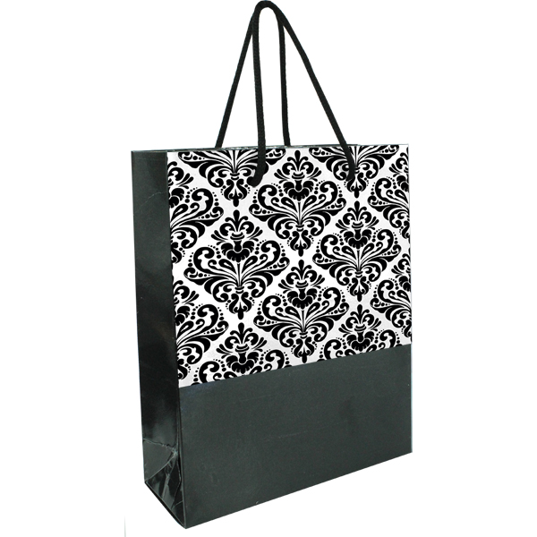 Damask Paper Gift Bag - EACH (H)260 (W)220 mm