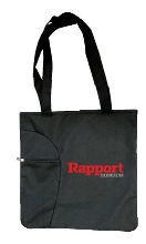 logo tote bag black