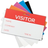 Visitor badge