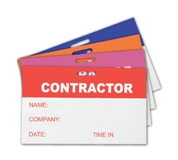Contractor badge