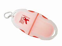 World Aids Day Pill Holder Keyring