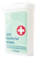 Anti bacterial wipes