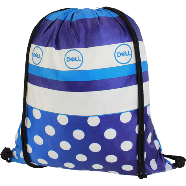 Irris Drawstring bag with full colour edge to edge branding