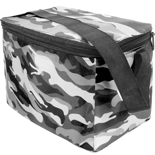 Camo 6 Can Cooler. EACH (H)130 (W)200 mm