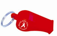 World Aids Day Red Whistle
