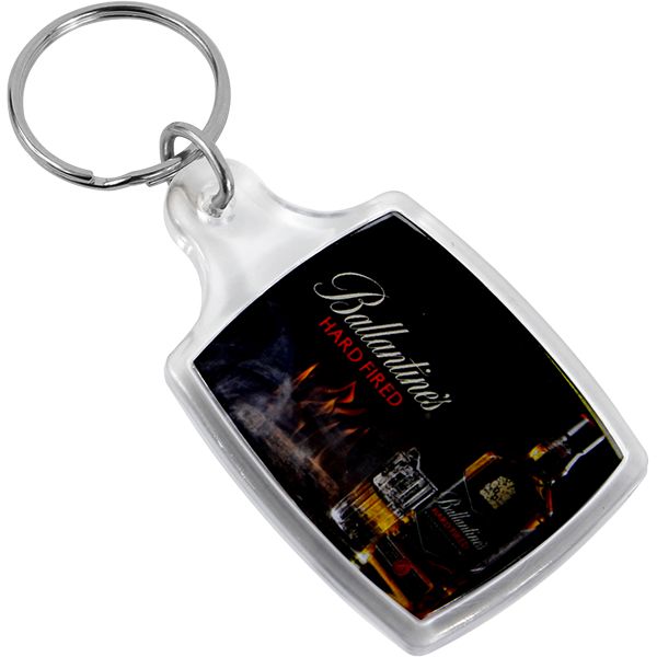 Sonic Weld Acrylic Keyring Big Rectangle Full col