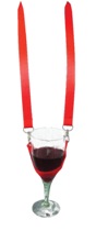 Wine glass lanyard