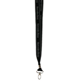 Reflective strip lanyard with glow in the dark print   - Availab