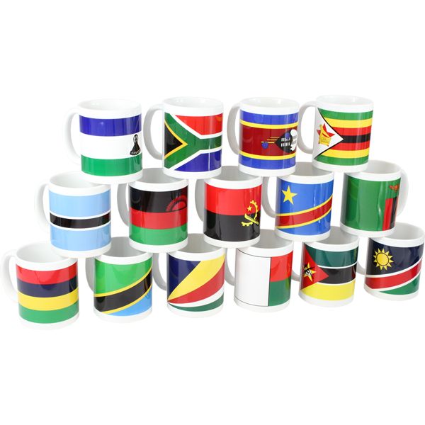 Flag Mug - Can take a full colour print
