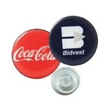 Round Lapel Badge with magnet or pin