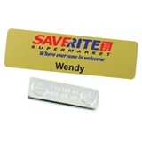 Full Colour Rectangle name badge