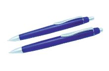 Vallon Pen and pencil set royal blue