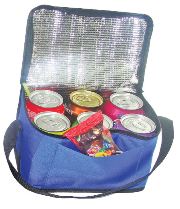 Waterloo 6 can cooler with front pocket - Available in many colo