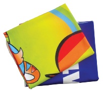 Fleece blanket with full color print