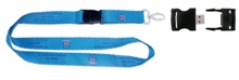 25mm Dye sub lanyard with USB