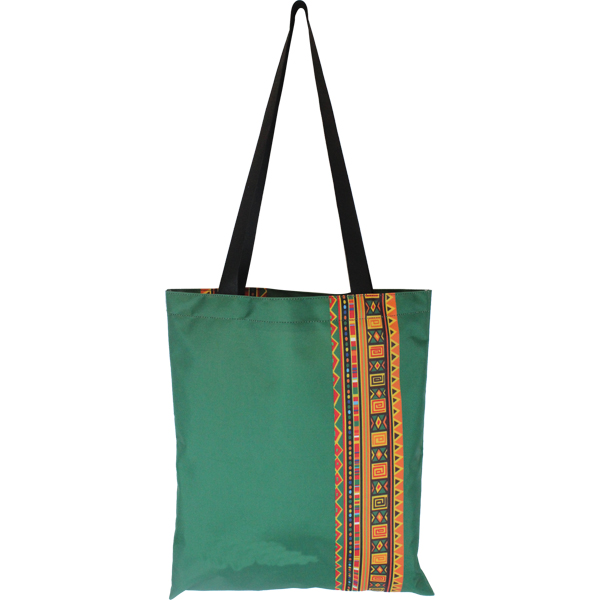 Tribal African Design Shopper Bag Full col