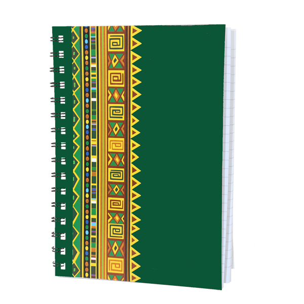 Tribal African Design Spiral Bound Noteboook A5