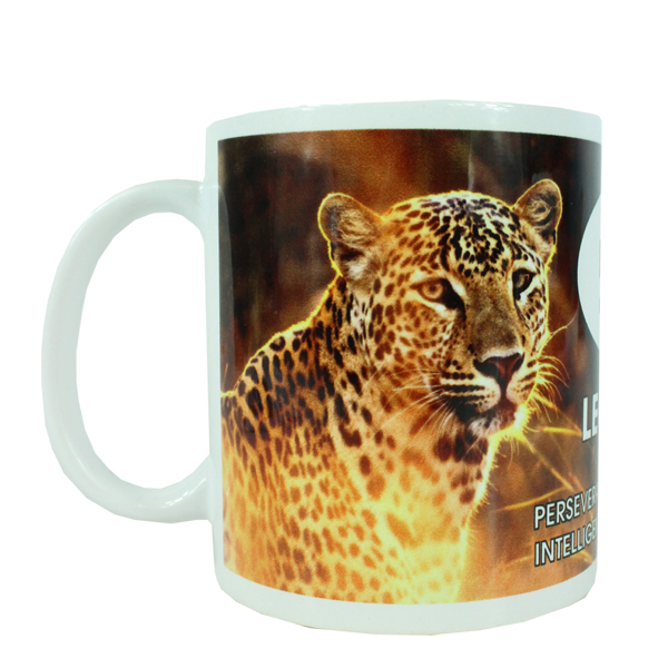 Big Five Sublimation Mug. Choose your favorite animal and add lo