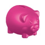 Pig money box - Available in many colors