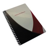 Metal Spiral bound notebook A4