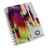 Metal Spiral bound notebook A5