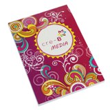 Metal Spiral bound notepad A6