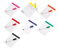 Magnetic Memo Board & Marker - Avail in: Pink, Black, Orange, Re