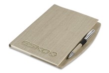 Oakridge Arc Notebook - Avail in Beige or Brown