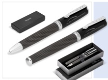 Balmain Lattice Ball Pen & Rollerball Set